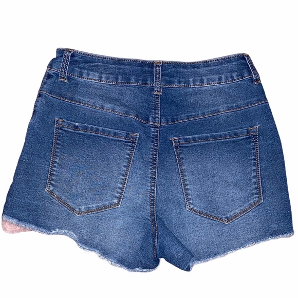 Charlotte Russe Refugee Denim Shorts | Size 4 - Picture 2 of 3